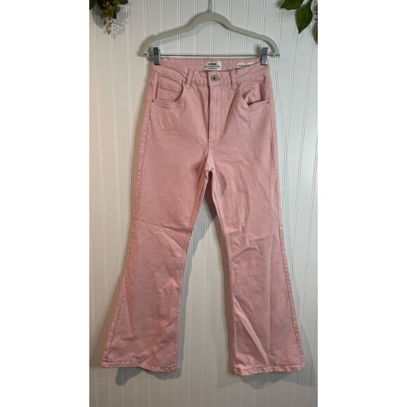 Cotton:On Womens Original Flare Jeans 6 US / 10 AU Pink Sustainable - Picture 1 of 16
